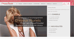 Desktop Screenshot of cheveux-pluriels.com