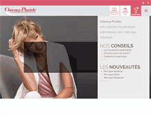 Tablet Screenshot of cheveux-pluriels.com